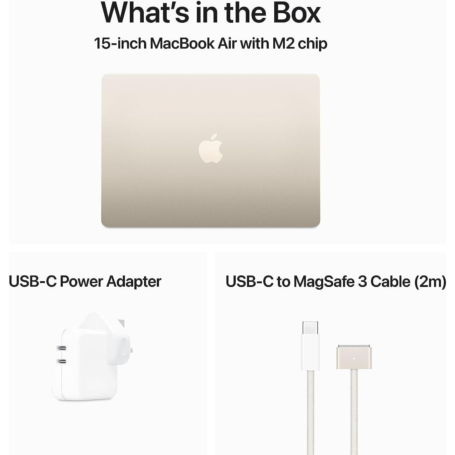 Buy Apple,Apple 2023 MacBook Air (A2941) - 15.3 inch - 512GB SSD - 8GB RAM - M2 Chip - Mac OS - Starlight - Gadcet UK | UK | London | Scotland | Wales| Ireland | Near Me | Cheap | Pay In 3 | Laptops